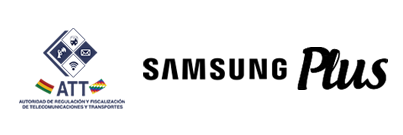 Logos ATT y Samsungplus