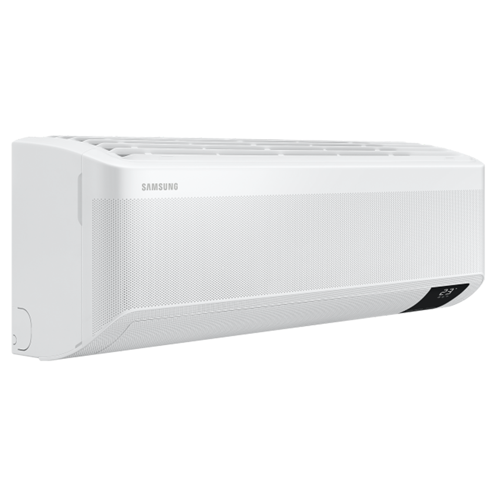 Un par de purificadores de aire color blanco